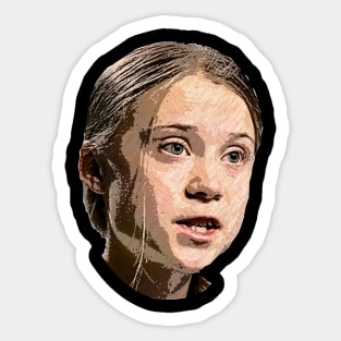 Greta Thunberg - ART Sticker